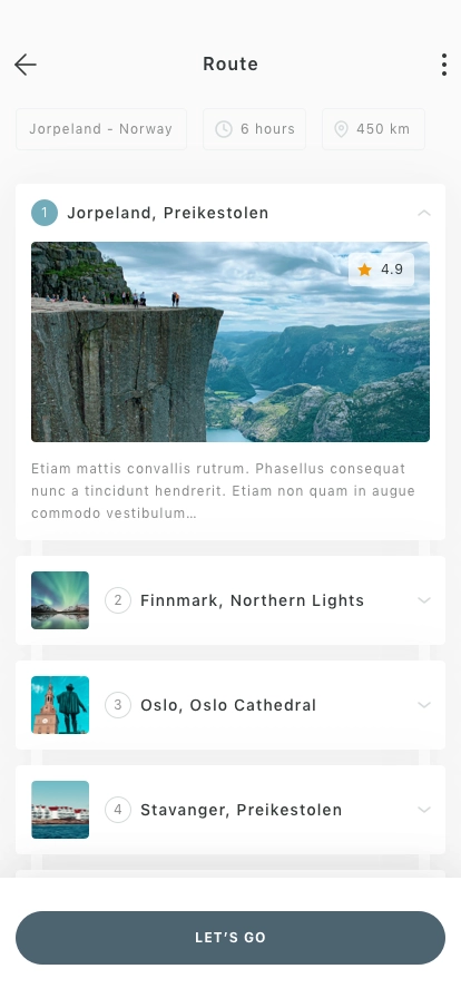 Travel Location Mobile App UI Kit - Screenshot 4
