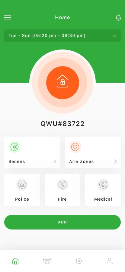 Home Security App UI Kit - Screenshot 1