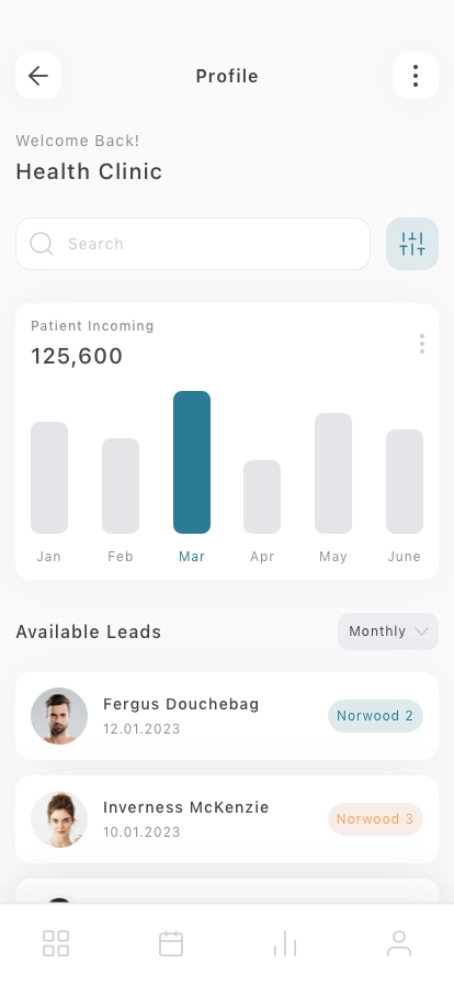 Analytics Dashboard Mobile App UI Kit - Screenshot 1