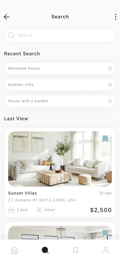 Rental Property Mobile App UI Kit - Screenshot 3