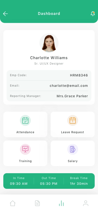 HRM Management Mobile App UI Kit - Screenshot 4