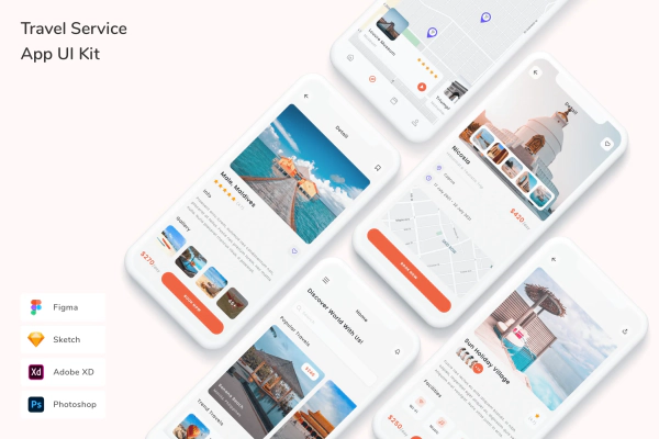 Travel Service App UI Kit