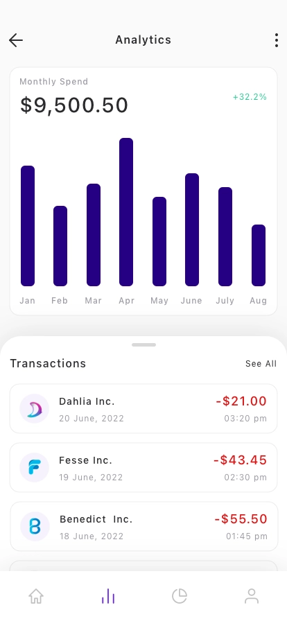 Finance & Banking Mobile App UI Kit - Screenshot 3
