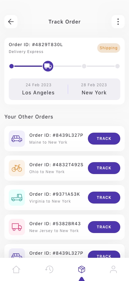 Logistic Mobile App UI Kit - Screenshot 5