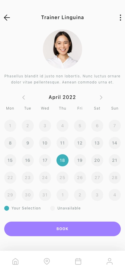 Fitness Mobile App UI Kit - Screenshot 3