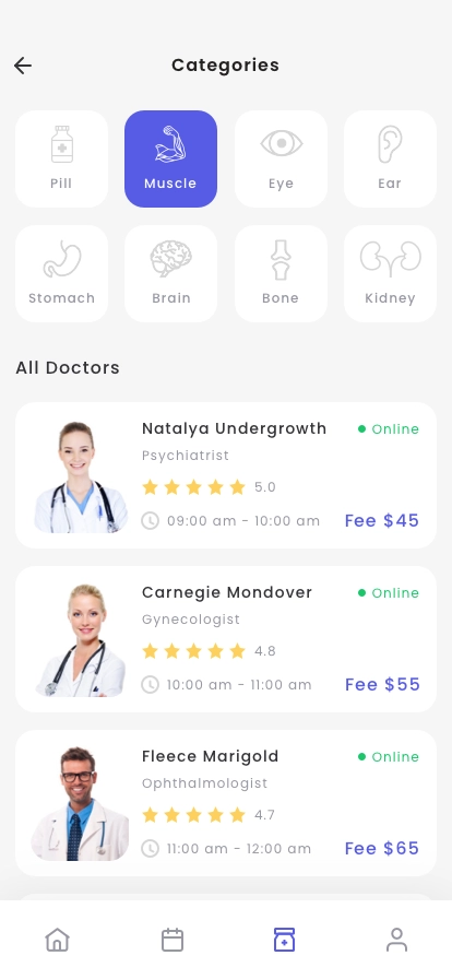 Find Doctor App UI Kit - Screenshot 3