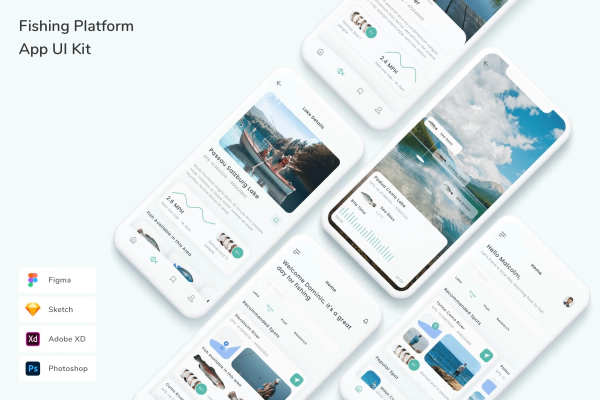 Fishing Platform App UI Kit
