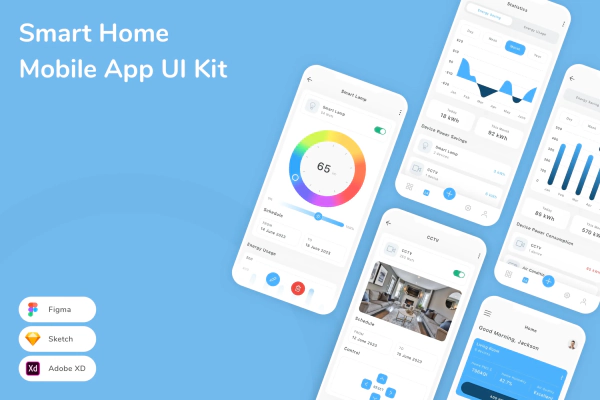 Smart Home Mobile App UI Kit