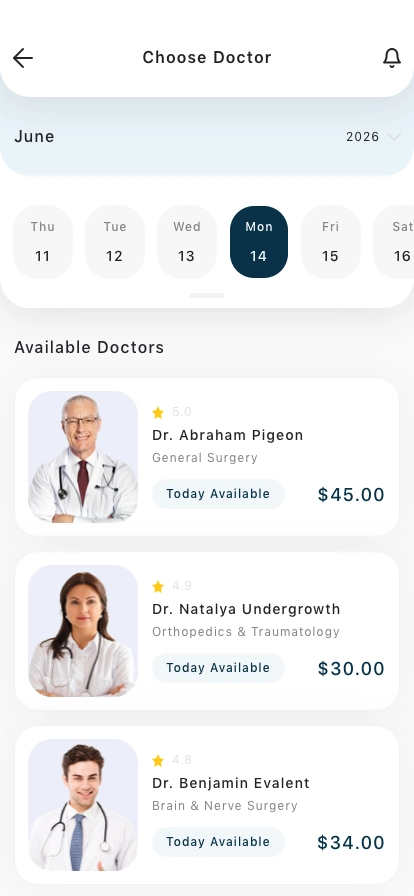 Medical Services Mobile App UI Kit - Screenshot 5