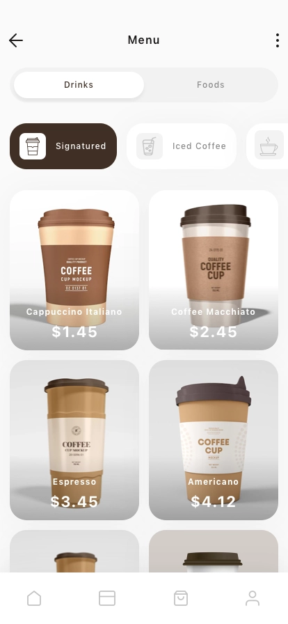 Coffee Ordering Mobile App UI Kit - Screenshot 3