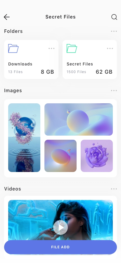 File Manager Mobile App UI Kit - Screenshot 5