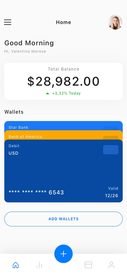 Personal Banking Mobile App UI Kit - Screenshot 1