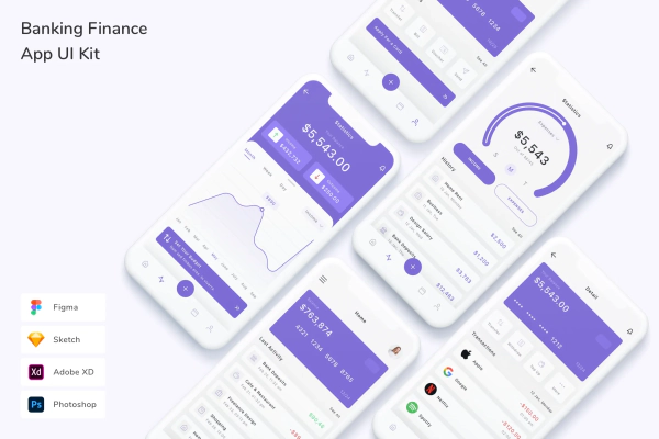 Banking Finance App UI Kit