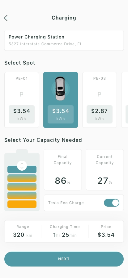 Charging Station Finder Mobile App UI Kit - Screenshot 3