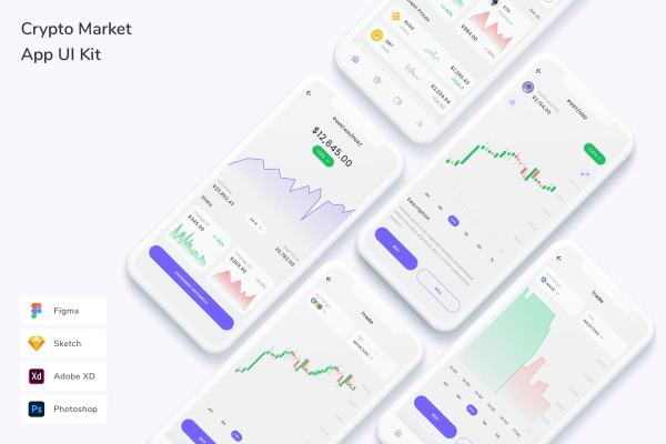 Crypto Market App UI Kit