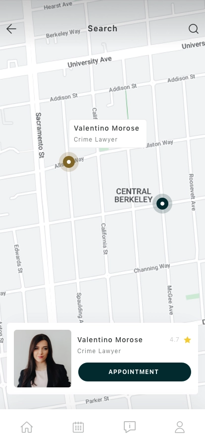 Find Lawyer Mobile App UI Kit - Screenshot 3