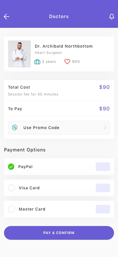 Doctor Appointment App UI Kit - Screenshot 5