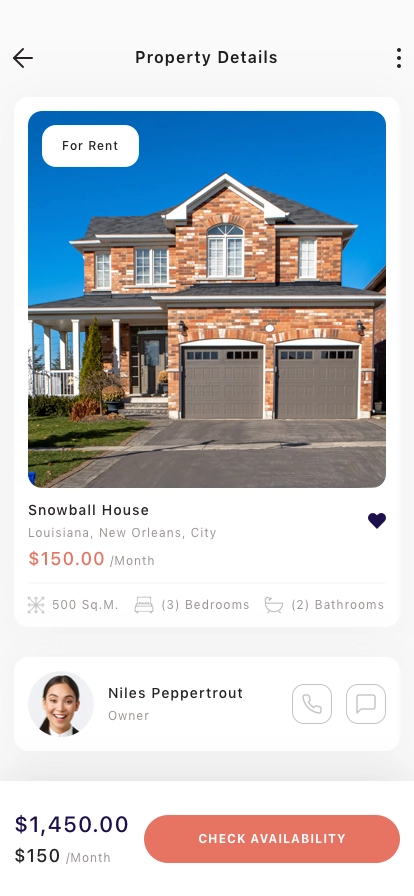 Real Estate Mobile App UI Kit - Screenshot 5