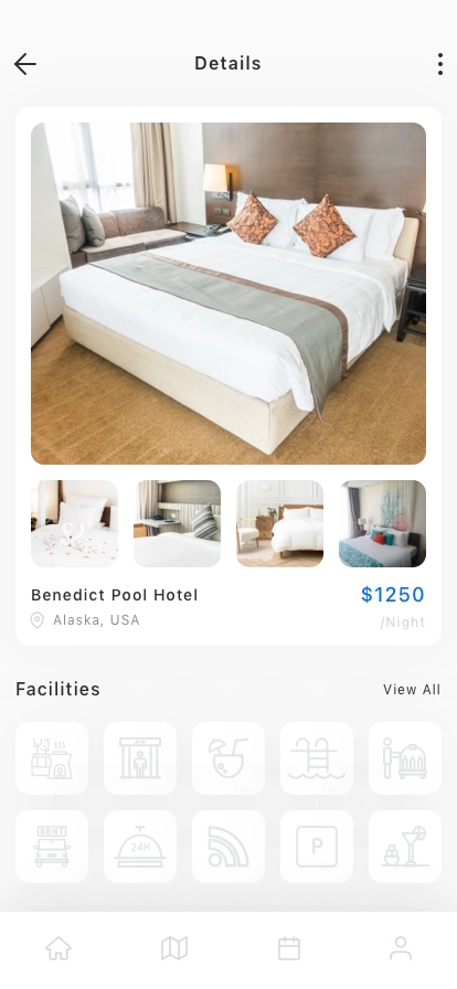 Hotel Booking Mobile App UI Kit - Screenshot 5