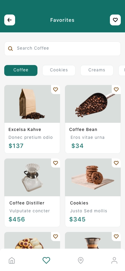 Coffee Corner Mobile App UI Kit - Screenshot 2