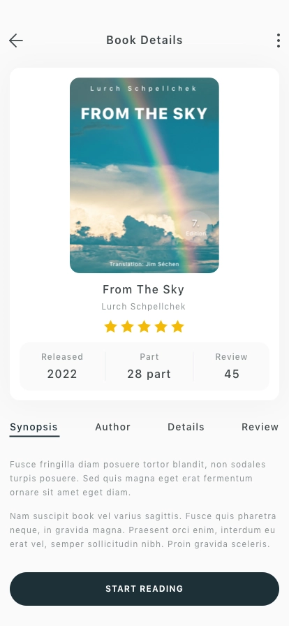 AI eBook & Reading Mobile App UI Kit - Screenshot 2