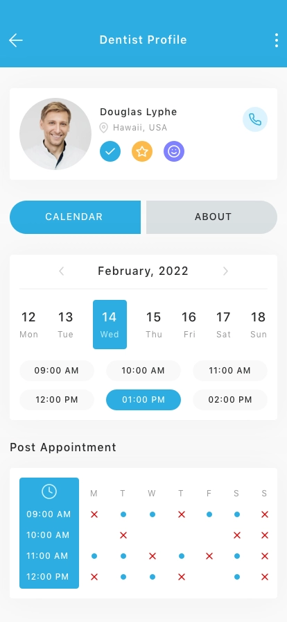 Dentist & Oral Health App UI Kit - Screenshot 5