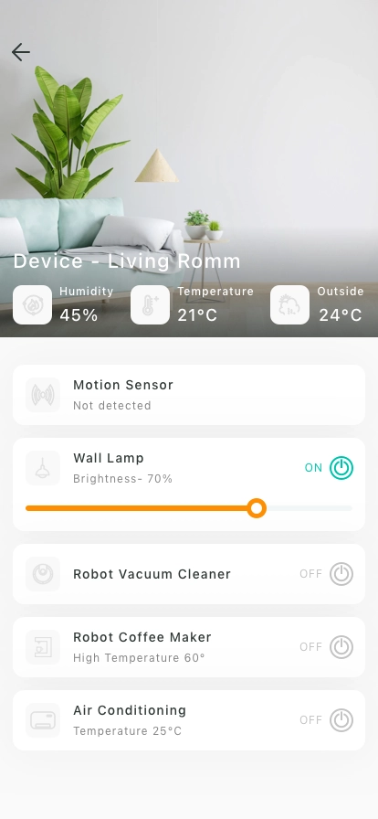Smart Home Mobile App UI Kit - Screenshot 4