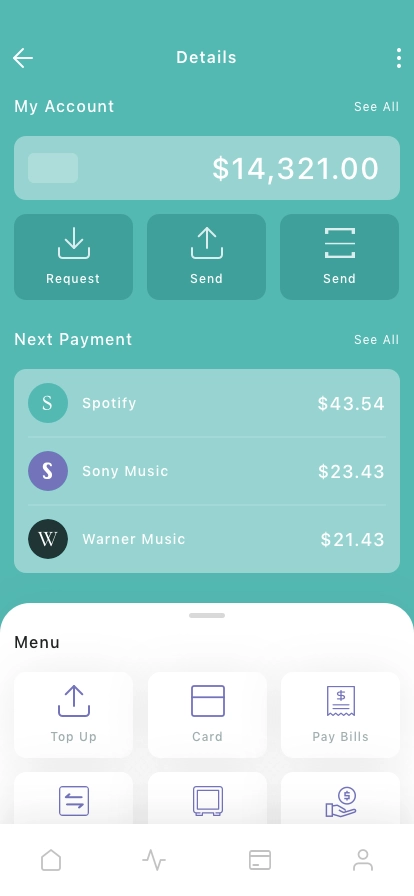 Finance & Banking Mobile App UI Kit - Screenshot 5