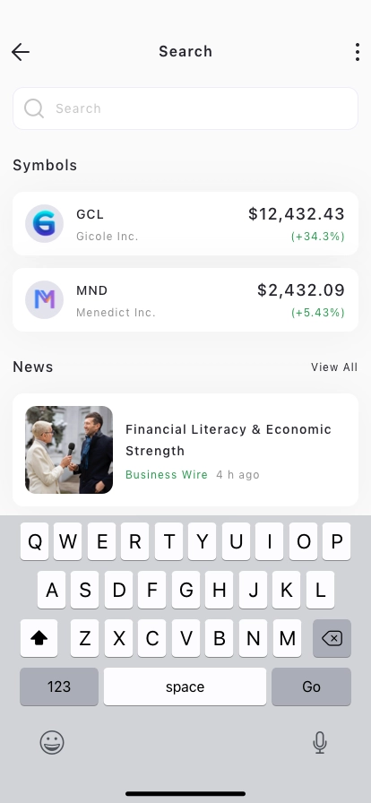 Stock Investment Mobile App UI Kit - Screenshot 5