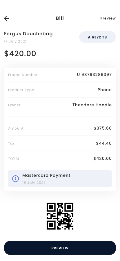 Tax Management Mobile App UI Kit - Screenshot 2