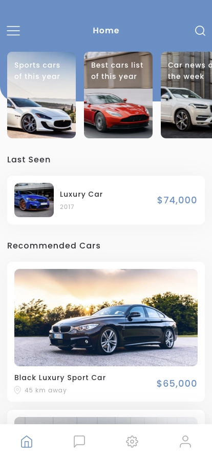 Car Retailer Mobile App UI Kit - Screenshot 3