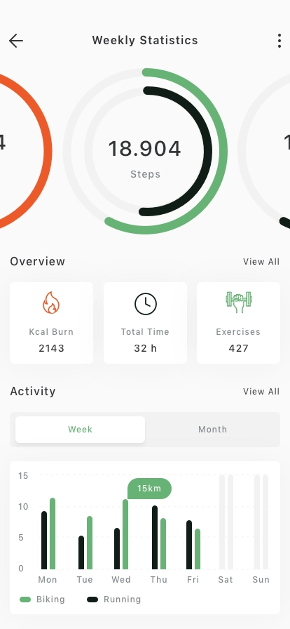Fitness Mobile App UI Kit - Screenshot 3