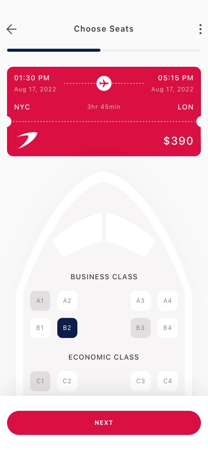 Flight Booking Mobile App UI Kit - Screenshot 4