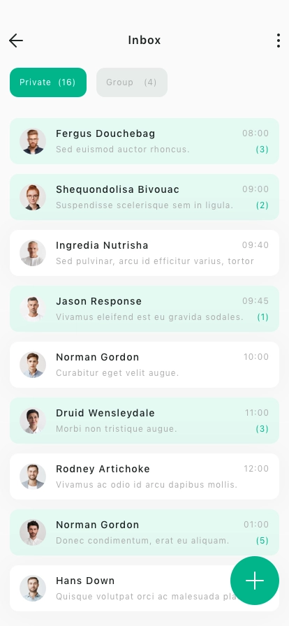 Student Social Network Mobile App UI Kit - Screenshot 5