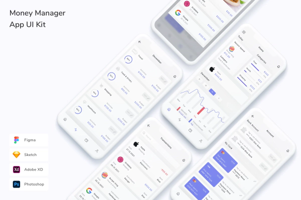 Money Manager App UI Kit