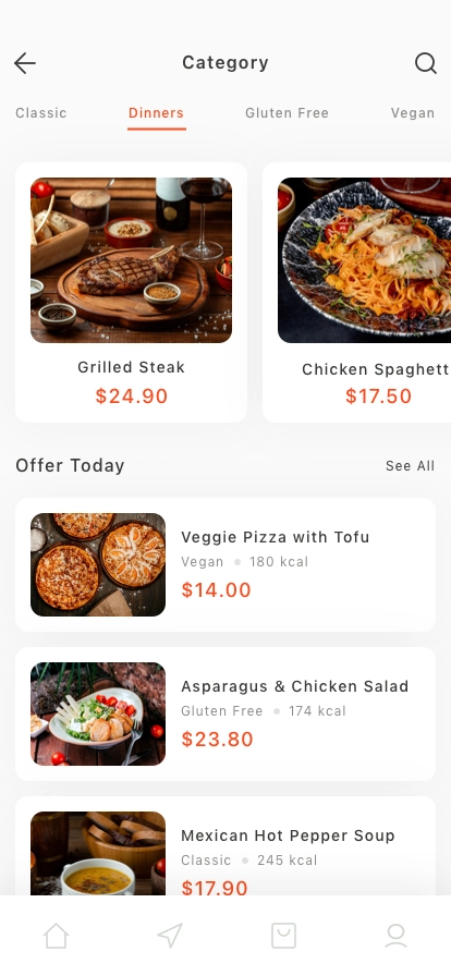 Food Delivery Mobile App UI Kit - Screenshot 3