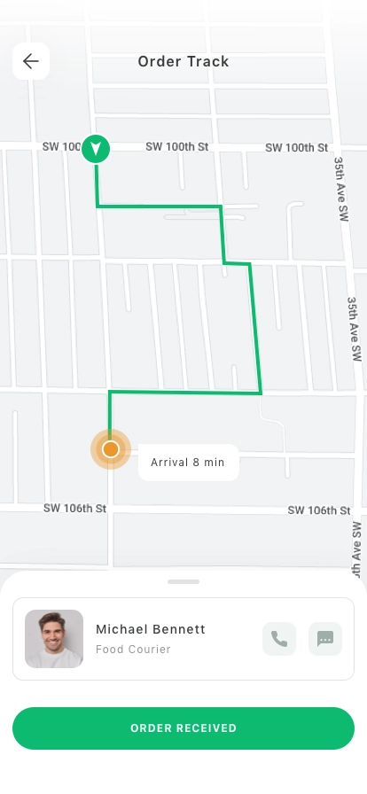 Food Delivery Mobile App UI Kit - Screenshot 5