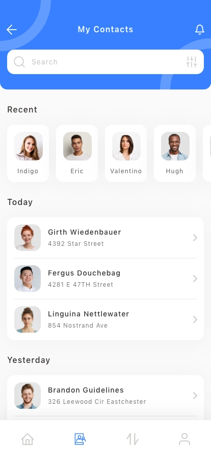 Blockchain Wallet Mobile App UI Kit - Screenshot 1
