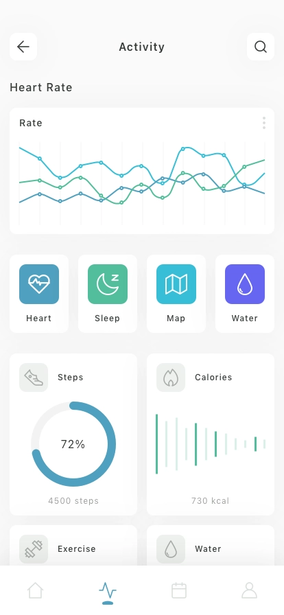 Fitness Coach Mobile App UI Kit - Screenshot 3