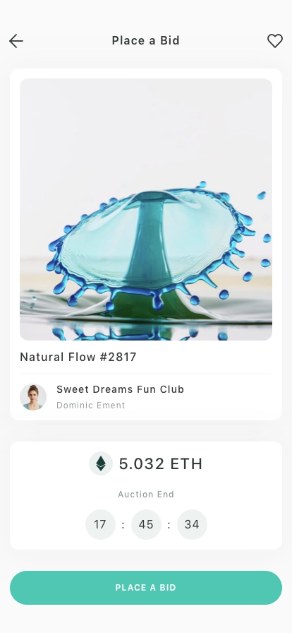 NFT Investing Mobile App UI Kit - Screenshot 4