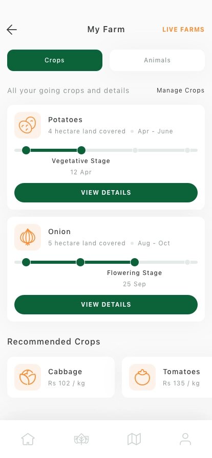 AI Farm Management Mobile App UI Kit - Screenshot 3