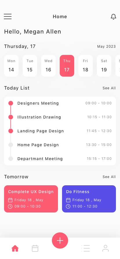 Pomodoro Timer Mobile App UI Kit for Figma, Sketch & XD | UIworkshop