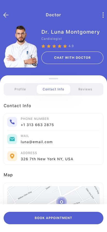 Medical & Doctor Mobile App UI Kit - Screenshot 5