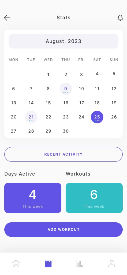 Weight Management Mobile App UI Kit - Screenshot 3