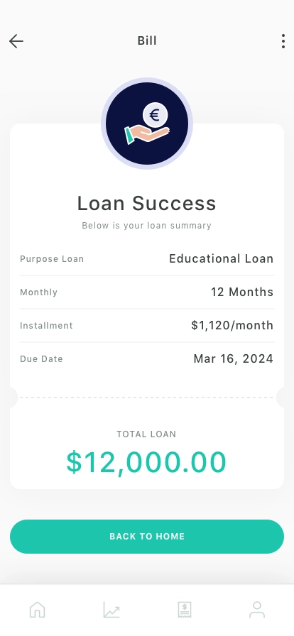 Loan Calculator Mobile App UI Kit - Screenshot 5