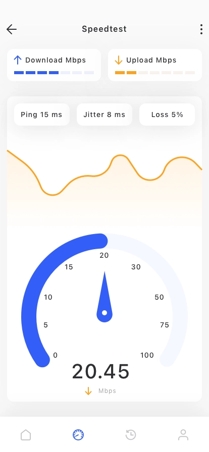 VPN & Speed Test Mobile App UI Kit - Screenshot 3