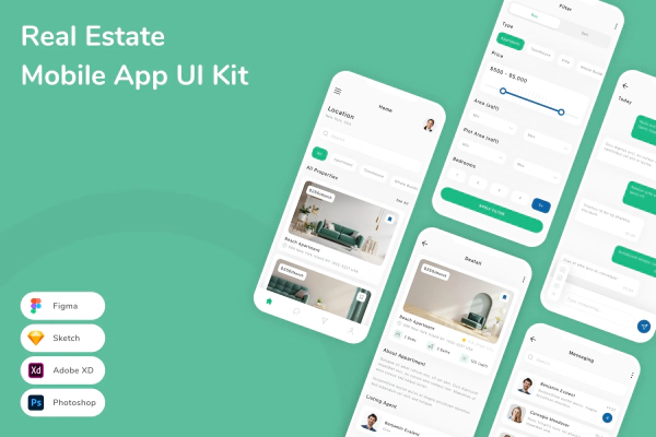 Real Estate Mobile App UI Kit