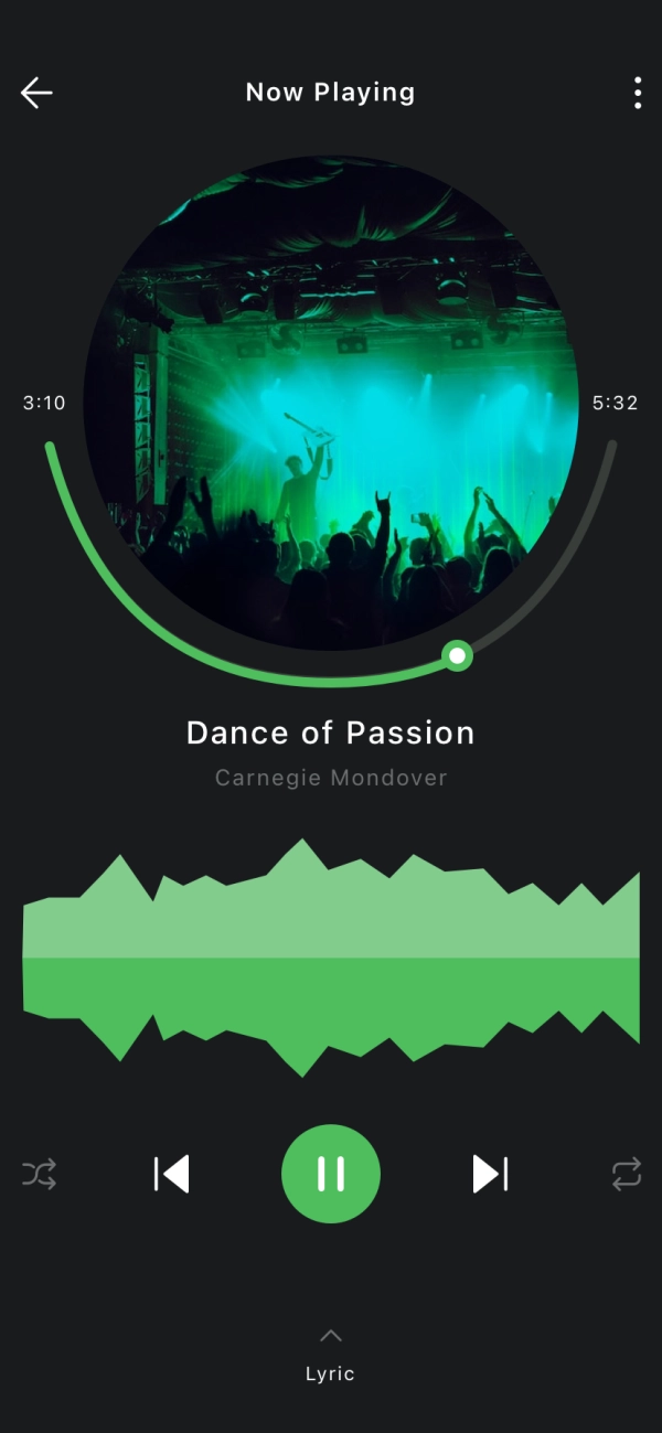 Music Player Mobile App UI Kit - Screenshot 2