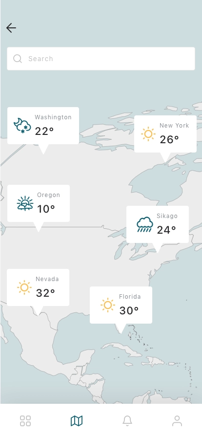 Weather Forecast Mobile App UI Kit - Screenshot 4