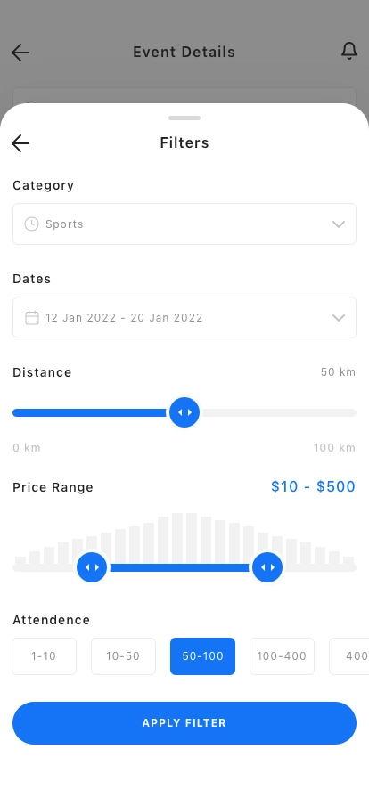 Event Finder App UI Kit - Screenshot 3